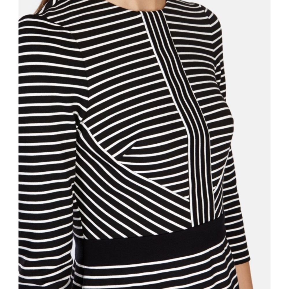 Striped mini dress